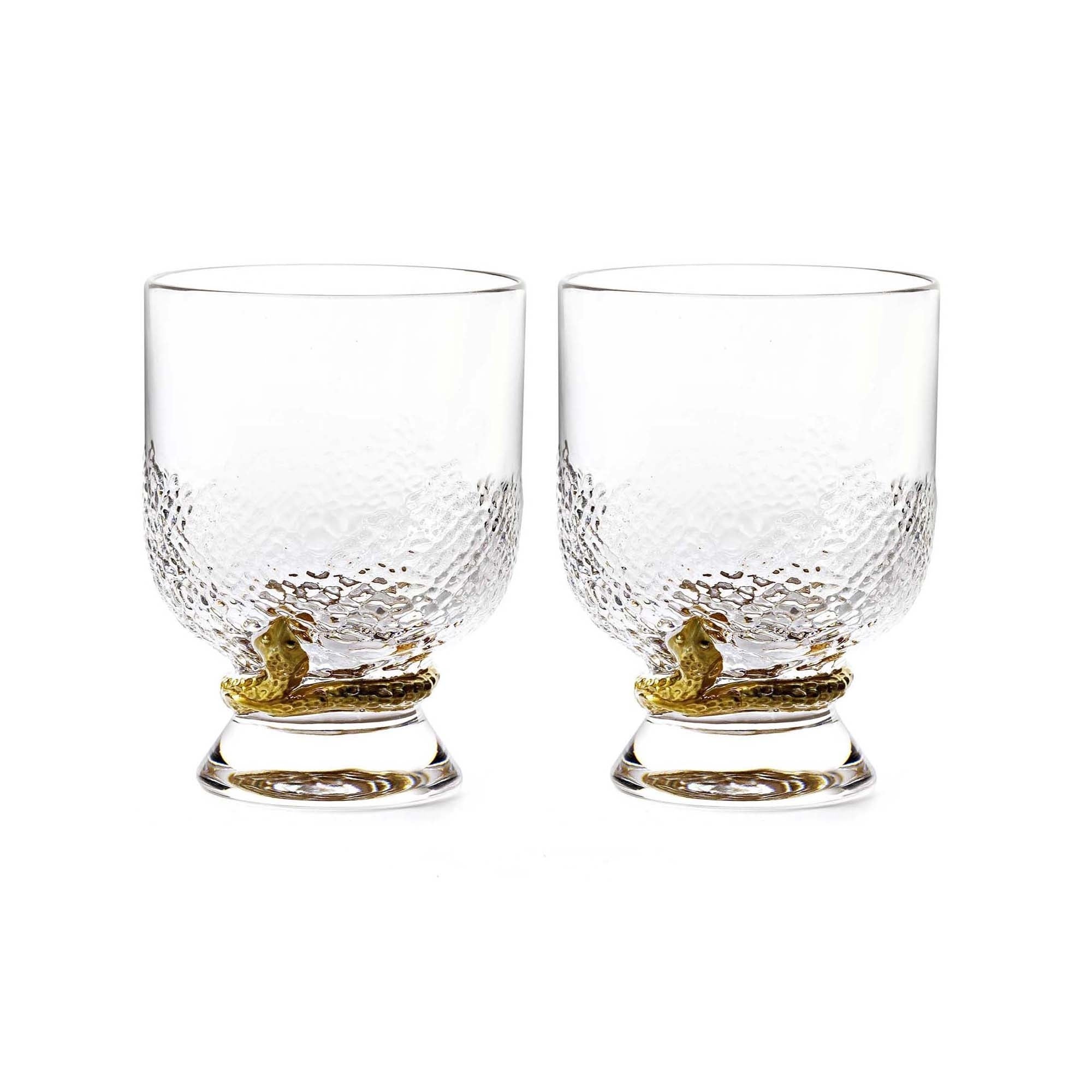 ROBERTO CAVALLI - VASO DE AGUA / SET 2PZAS. VASO DE AGUA** - SET 2 UDS